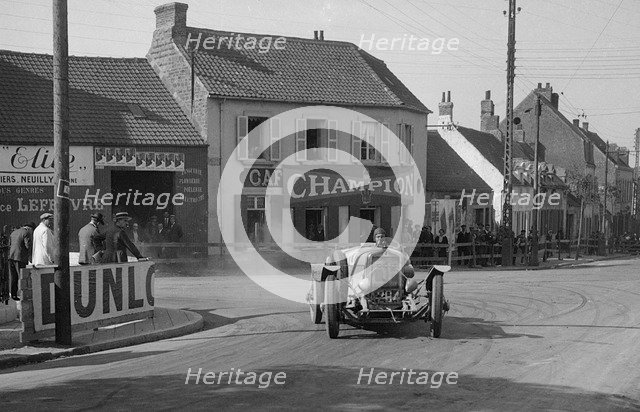 Georges Irat of Ernest Andre competing at the Boulogne Motor Week, France, 1928. Artist: Bill Brunell.