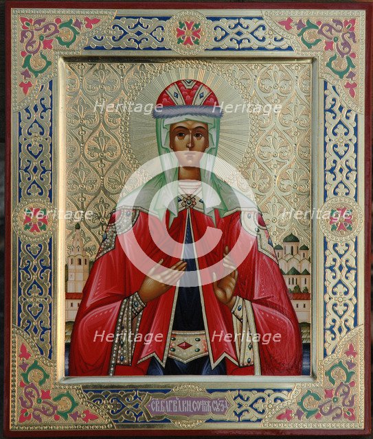 Venerable Sofia of Suzdal. Artist: Russian icon  