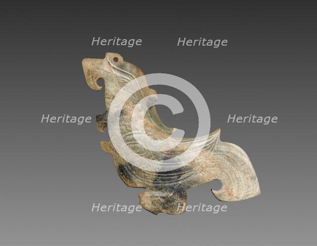 Jade Bird Pendant, c. 1000-mid 900s BC. Creator: Unknown.