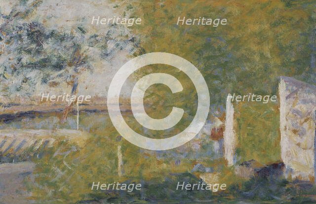 The Bridge at Bineau. Creator: Georges-Pierre Seurat.