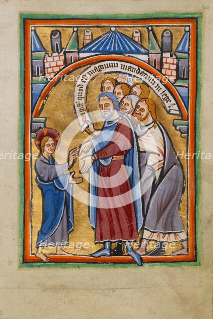 Christ Among the Doctors, about 1190-1200. Creator: Unknown.
