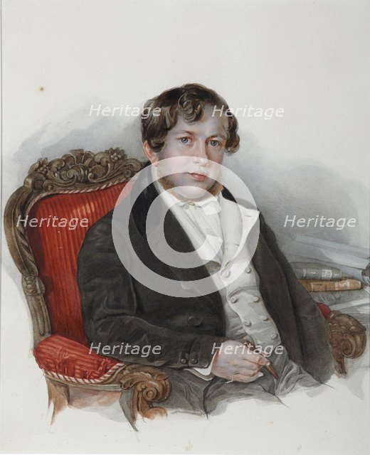 Portrait of Pavel Voinovich Nashchokin (1801-1854) , 1840s.