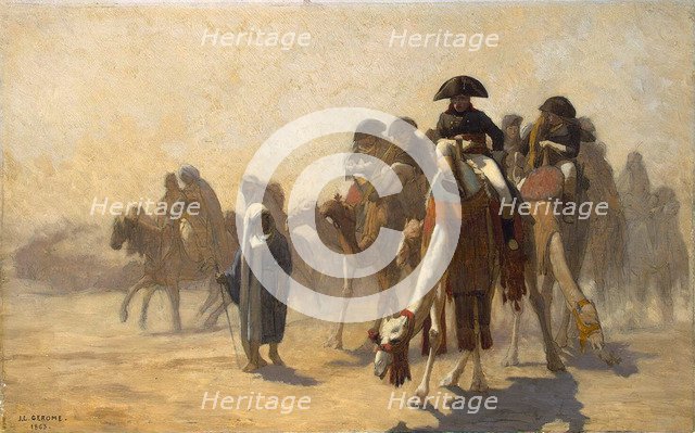 Napoleon in Egypt', 1863.  Creator: Gerôme, Jean-Léon (1824-1904).