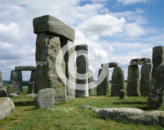 Stonehenge, Wiltshire. Artist: Paul Highnam.