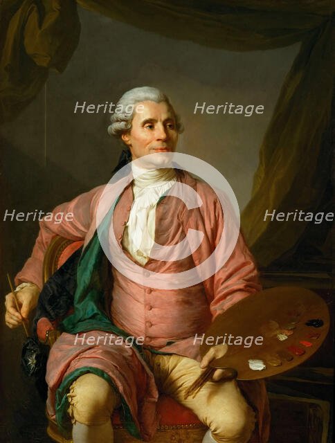 Portrait of Joseph-Marie Vien (1716-1809), 1785. Creator: Duplessis, Joseph-Siffred (1725-1802).