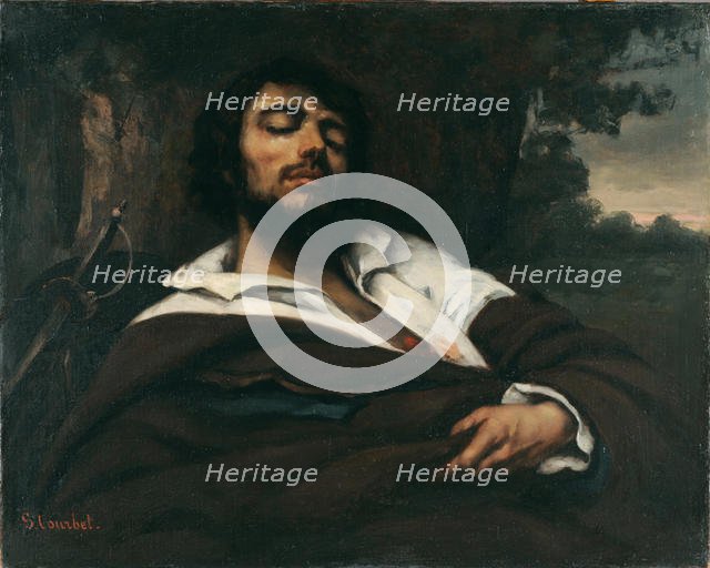 The Wounded Man (L'Homme blessé), ca 1866. Creator: Courbet, Gustave (1819-1877).