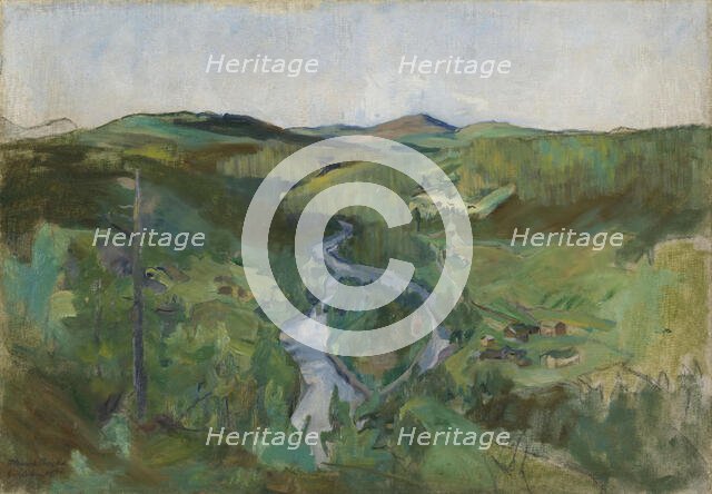 Landscape from Foldalen, 1894. Creator: Harriet Backer.