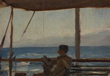 The Caucasus (Lobojkow on a Boat), 1892. Creator: Jan Ciaglinski.