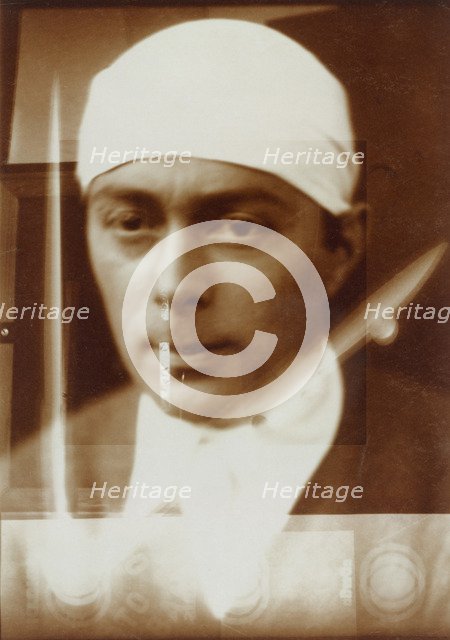 Self-Portrait, 1924-1925. Creator: Lissitzky, El (1890-1941).