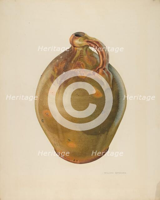 Galena Big Jug, c. 1938. Creator: William Spiecker.