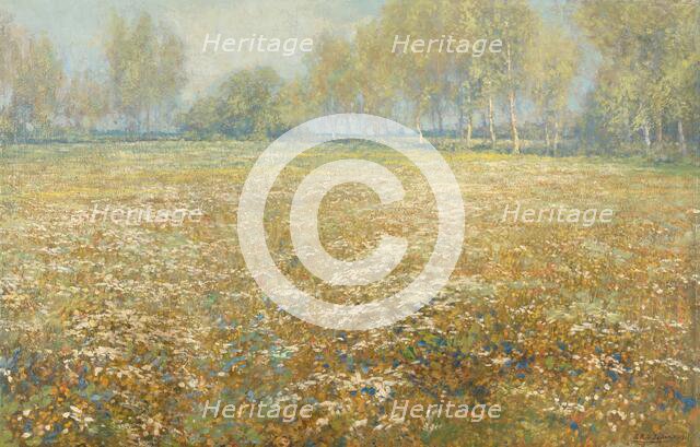 Meadow in Bloom, 1913. Creator: Egbert Schaap.