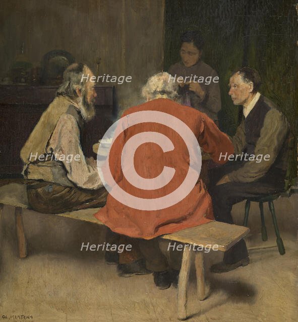 The Meal, c1890s. Creator: Charles Mertens.