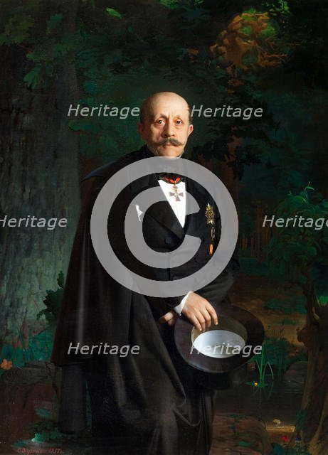 Portrait of Alexander Dmitriyevich Chertkov (1789-1858), 1857. Creator: Zaryanko, Sergei Konstantinovich (1818-1870).