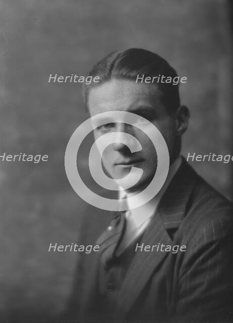 Biddle, A.J. Drexel, Mr., portrait photograph, 1916 Nov. 20. Creator: Arnold Genthe.