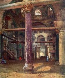'Interior of the Mosque of El Aksa from the South-East', 1902. Creator: John Fulleylove.