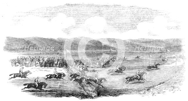 Grand Military Steeplechase in the Crimea, 1856.  Creator: Unknown.
