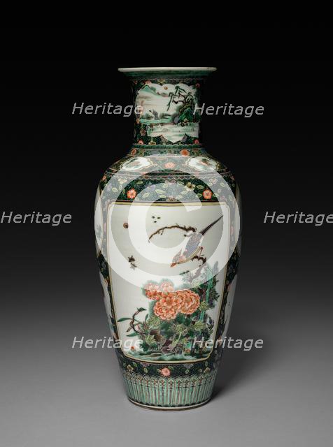 Baluster Vase, 1662-1722. Creator: Unknown.