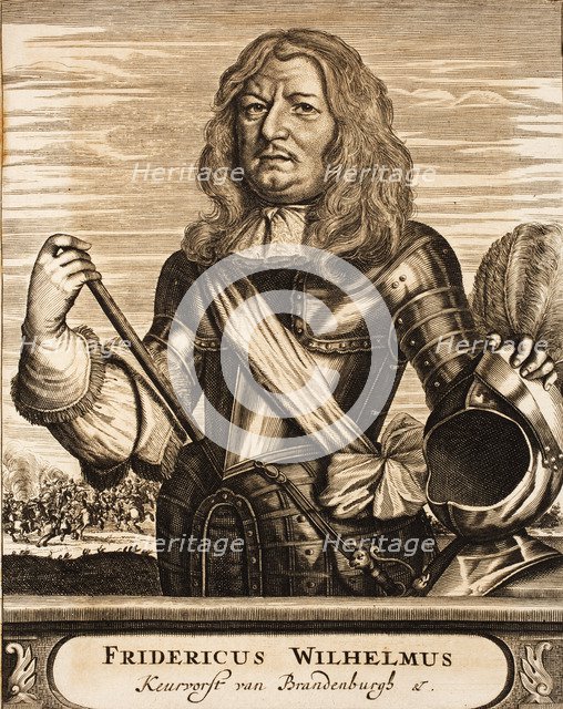 Portrait of Frederick William (1620-1688), Elector of Brandenburg, Duke of Prussia, 1675. Creator: Anonymous.