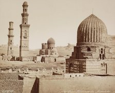 Tombs of the Mameluks, Cairo, 19th century. Creator: Maison Bonfils.