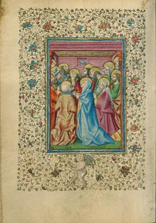 Pentecost; Book of Hours, about 1460. Creator: Unknown.