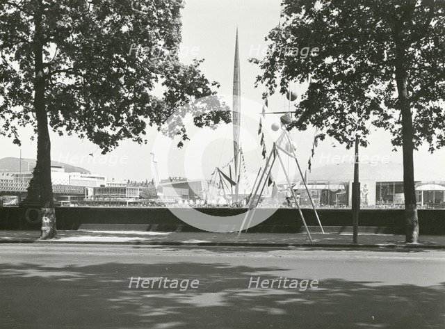 Festival of Britain site, South Bank, Lambeth, London, 1951. Artist: Unknown.