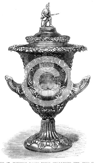 The St. Clement Danes Rifle Challenge Cup, won by Captain Scrivener, 1864. Creator: Unknown.