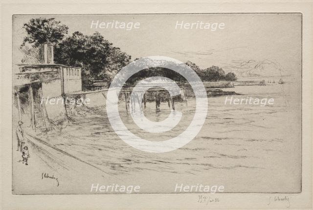 La grève désertée. Creator: Gustave Leheutre (French, 1861-1932).