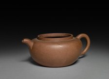 Teapot: Yixing ware, 1644-1911. Creator: Unknown.