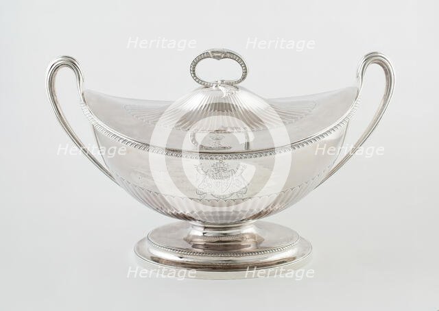 Tureen with Cover, London, 1783/84. Creators: John Wakelin, William Taylor.