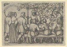 Peasants' Feast, from The Peasants' Feast or the Twelve Months, 1546-47. Creator: Sebald Beham.