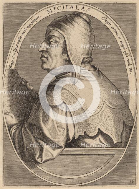 Michaeas, published 1613. Creator: Theodoor Galle.