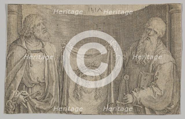 Sts. Peter and Paul With the Vernicle, 1517. Creator: Lucas van Leyden.
