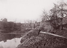 Dutch Gap Canal, 1865. Creator: Egbert Guy Fowx.