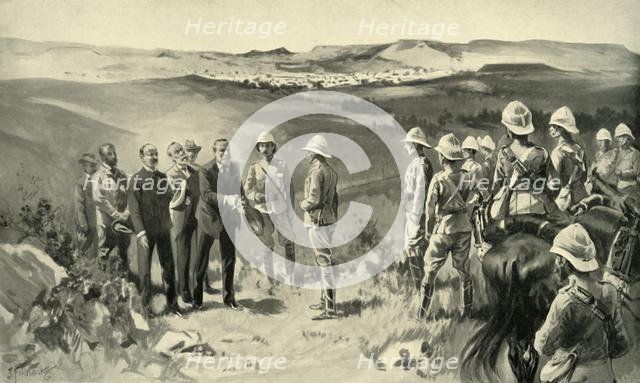 'The Formal Surrender of Bloemfontein', 1900. Creator: Joseph Finnemore.