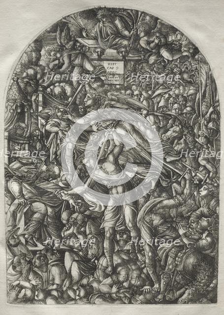 The Apocalypse: The Angel Sounding the Sixth Trumpet, 1546-1556. Creator: Jean Duvet (French, 1485-1561).