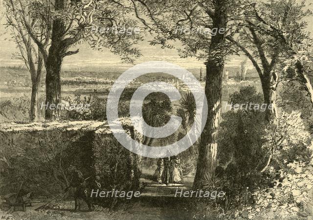 'View of Augusta, from Summerville', 1872.  Creator: Harry Fenn.