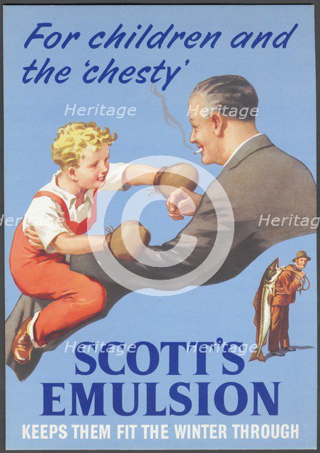 Scott's Emulsion, 1930s. Artist: Wilfred Fryer