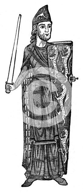 Geoffrey Plantagenet, Count of Anjou, mid-12th century, (1910). Artist: Unknown