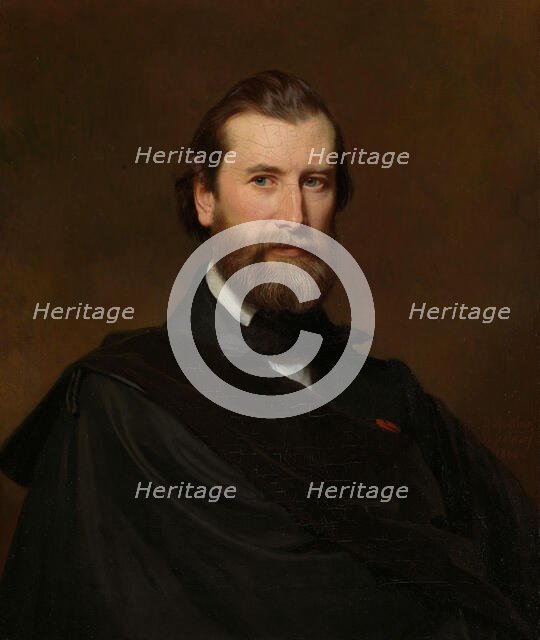 Adolph Tidemand, 1860. Creator: Julius Amatus Roeting.