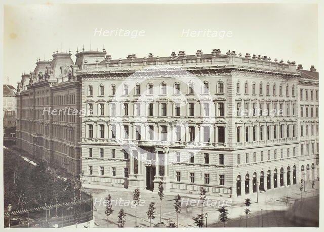 Opern-Ring No. 10, Wohnhaus des Fried. Ritter von Schey, 1860s. Creator: Unknown.