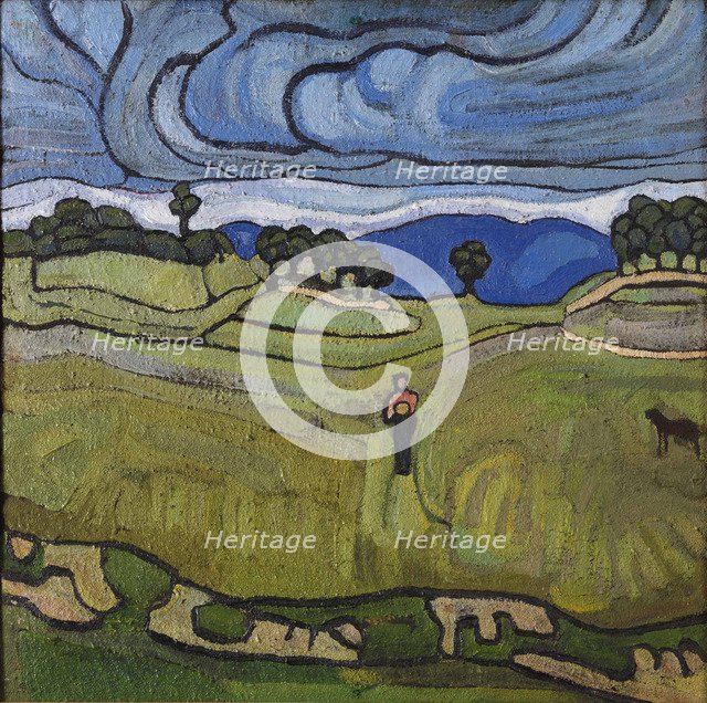 Paesaggio animato, 1915-1916.