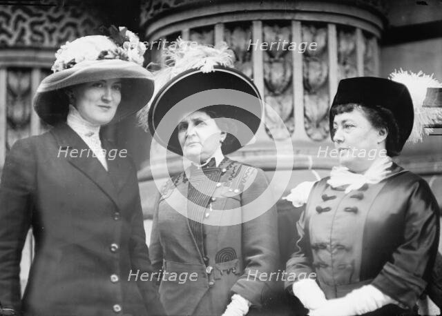 Democratic National Convention - Miss Ruby Tucker of Arkansas; Mrs. Thomas Taggart of..., 1912. Creator: Harris & Ewing.
