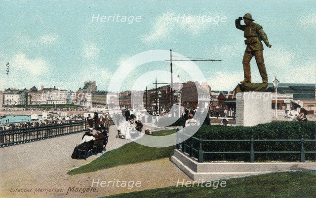 Lifeboat Memorial, Margate, Kent c1905. Artist: Unknown.