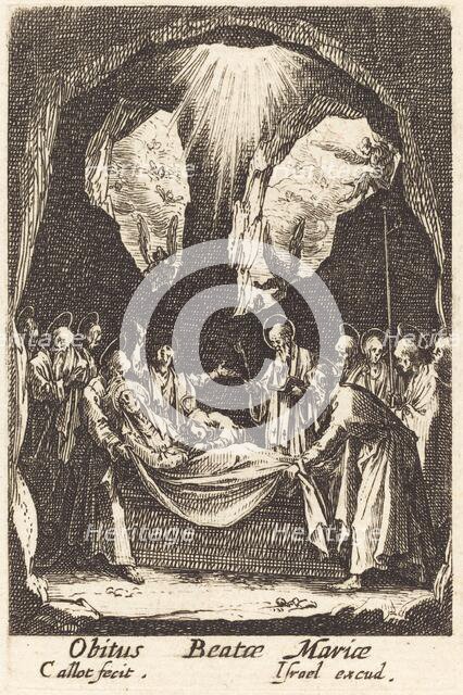 The Burial of the Virgin, in or after 1630. Creator: Jacques Callot.