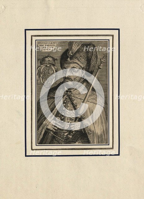 Portrait of Stephen Báthory, King of Poland, End of 16th cen.. Artist: Anonymous  