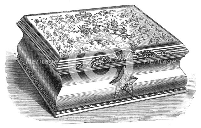 Box in which the freedom of the City [of London] was presented to Garibaldi, 1864. Creator: Unknown.
