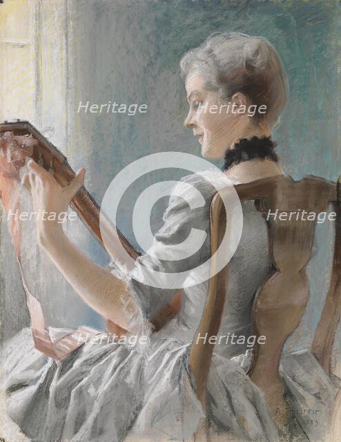 Dalin´s Spring Song, 1883. Creator: Albert Edelfelt.