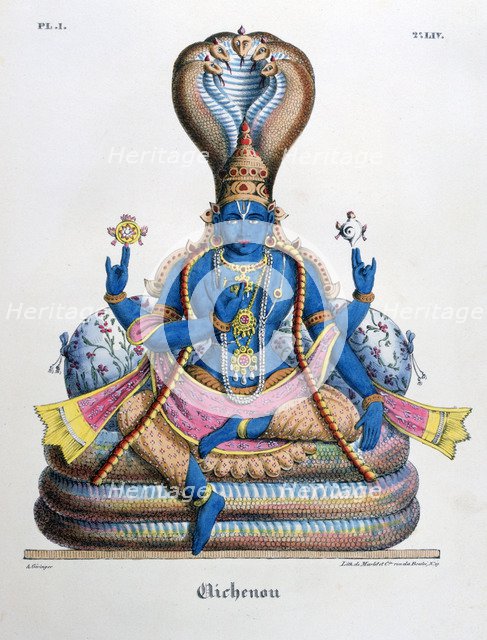 'Hichenou', 1828. Artist: Marlet et Cie