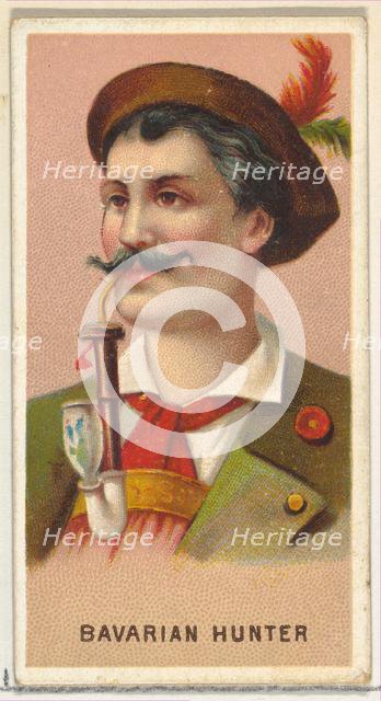 Bavarian Hunter, from World's Smokers series (N33) for Allen & Ginter Cigarettes, 1888. Creator: Allen & Ginter.