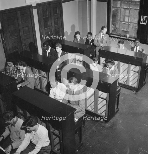Metropolitan Vocational High School, New York, N.Y., ca. July 1947. Creator: William Paul Gottlieb.